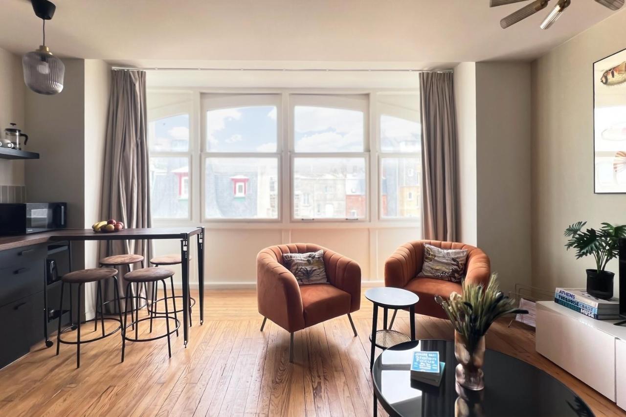 Villa Adele, Bow-Window Vue Mer -Appt 04 Mers-les-Bains Bagian luar foto
